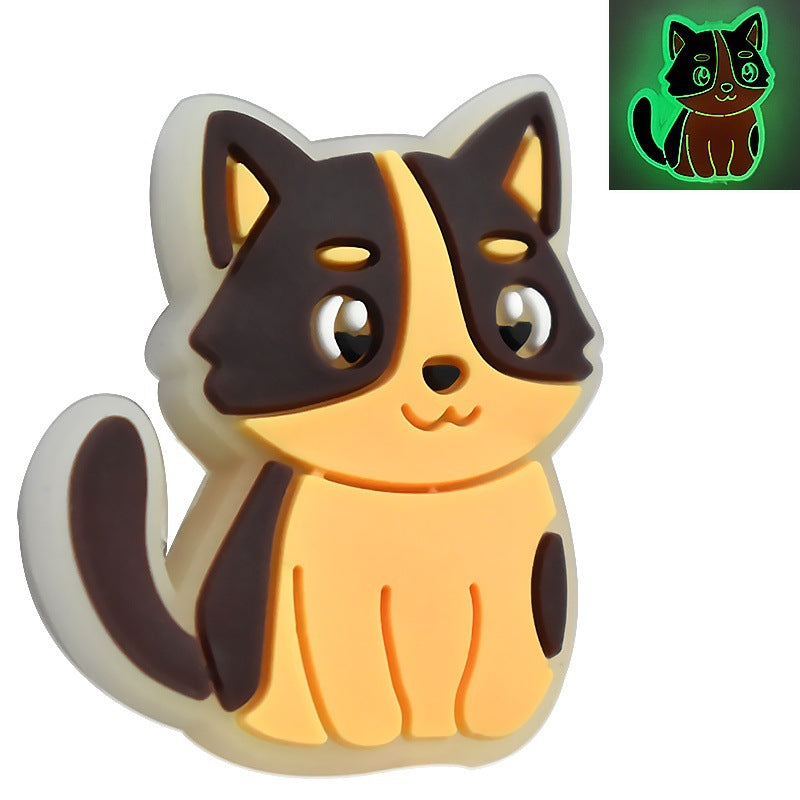 Wholesale Random 100pcs/pack  Glow-in-the-dark cartoon multi-functional beaded   Focal Beads