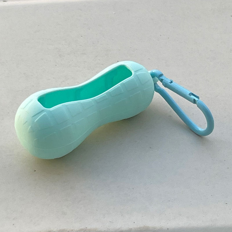 Wholesale Lipstick case silicone protective case bow lipstick bag keychain