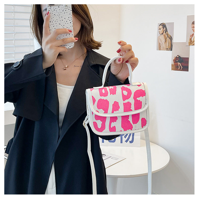 Wholesale Leopard Print PU Shoulder Bag Handbag