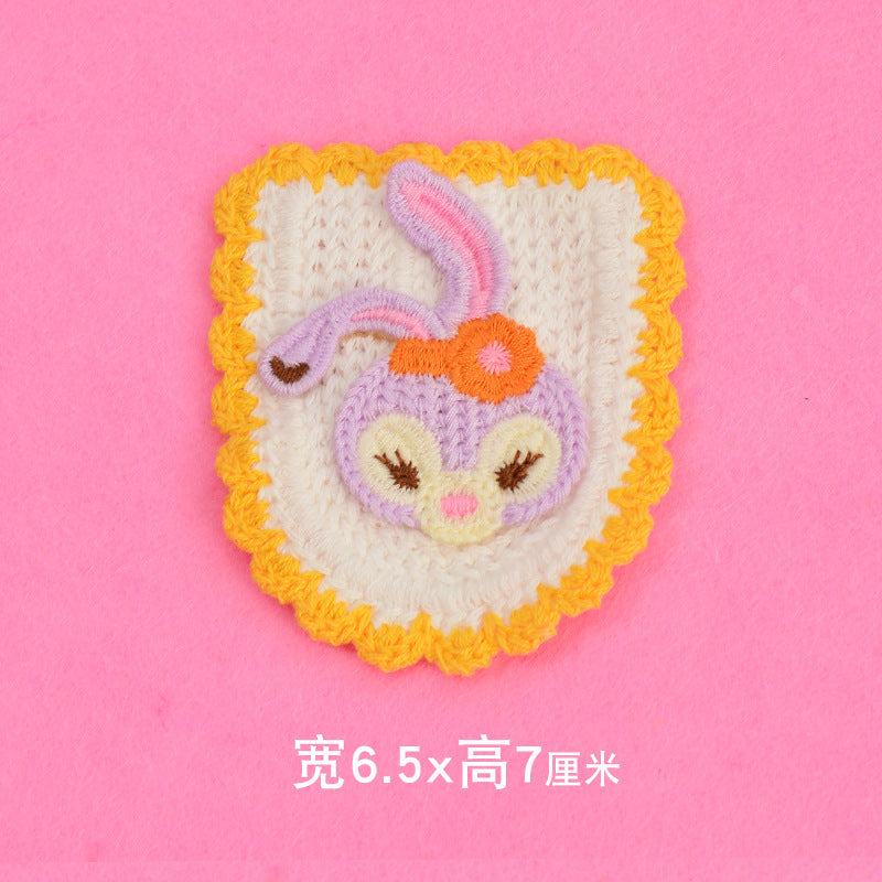 Wholesale Cute Cartoon Embroidered Fabric Patches With Floral And Fruit Designs For Clothing And Bags
