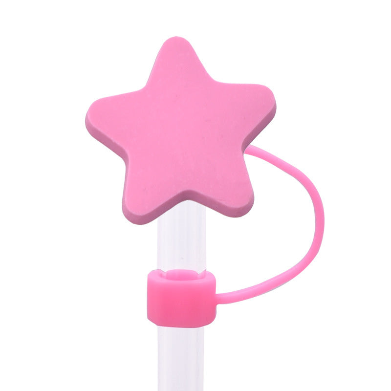 Wholesale  Random 100pcs/pack   Cute food internet celebrity straw cover  Straw Tube Cap