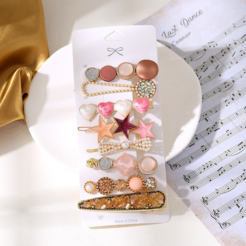 Wholesale Alloy One Word Set Hair Clip