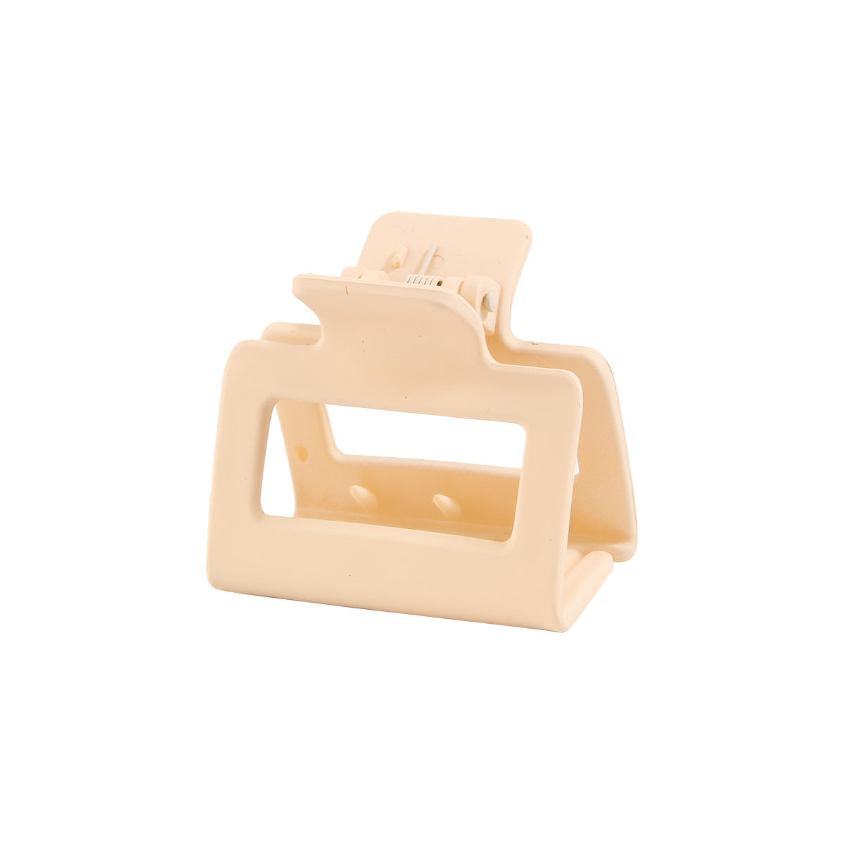 Wholesale 5CM Square Frosted Resin Hair Clips