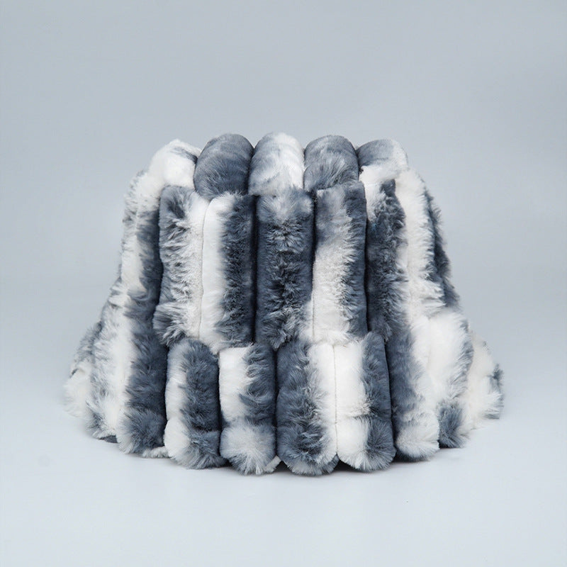 Wholesale Winter Plush Hat Thickened Plush Fisherman Hat