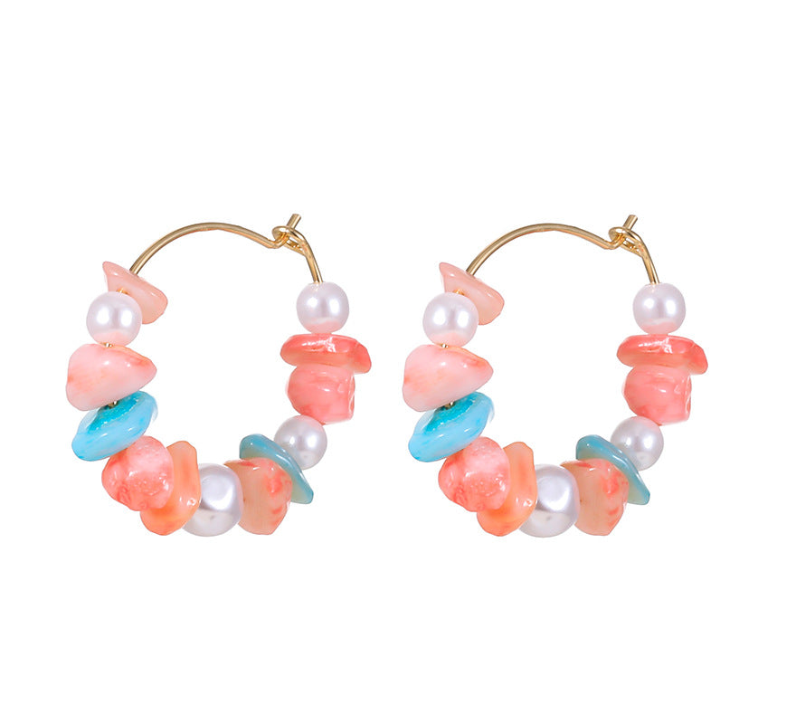 Wholesale Colorful Shell Pearl Necklace