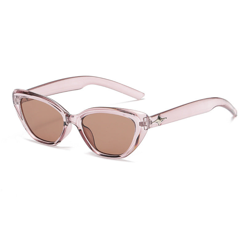 Wholesale Retro triangular cat-eye small face small frame sunglasses