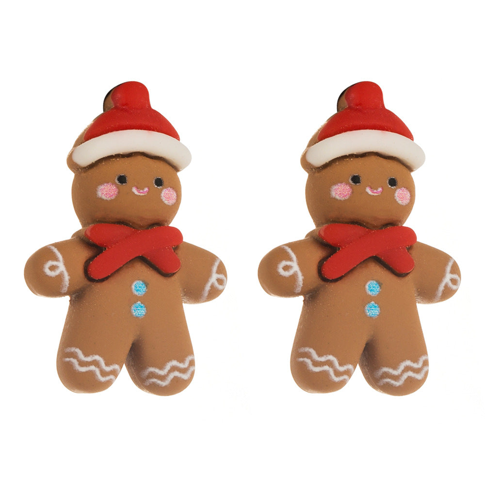 Wholesale Christmas Cartoon Sweet Childlike Earrings