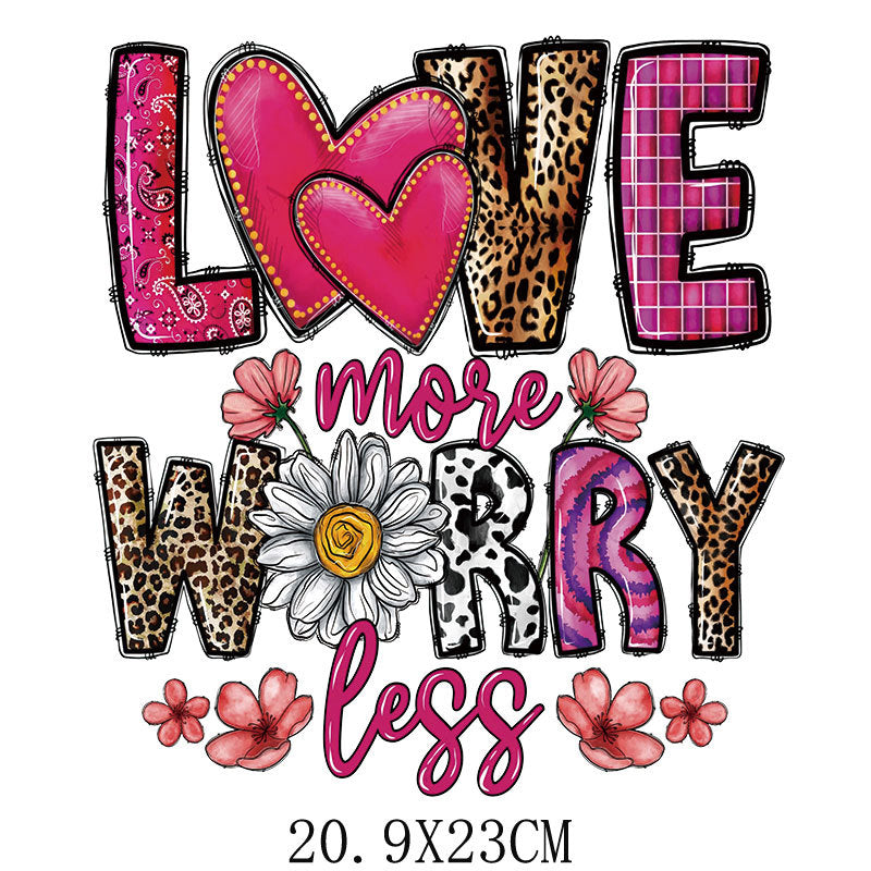 Wholesale Pink Valentine' s Day Heat Transfer   UV DTF Ready to Press Transfers Wraps