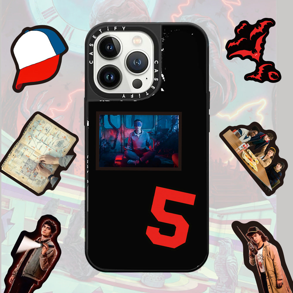 Wholesale 50pcs Red Cartoon Thriller Series Waterproof Vinyl Stickers OLY Exclusive