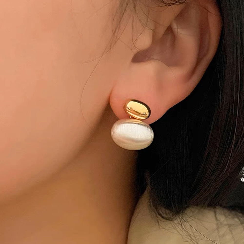 Wholesale Vintage Brushed Metal Earrings