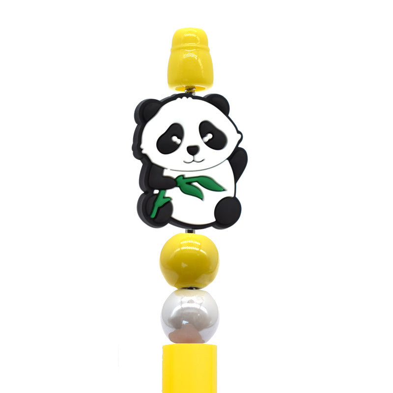 Wholesale Random 100pcs Cartoon Cute Panda Focal Beads