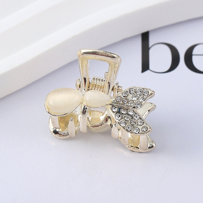 Wholesale Metal Bow Knots Pearl Diamonds Rhinestone  Hair Clips