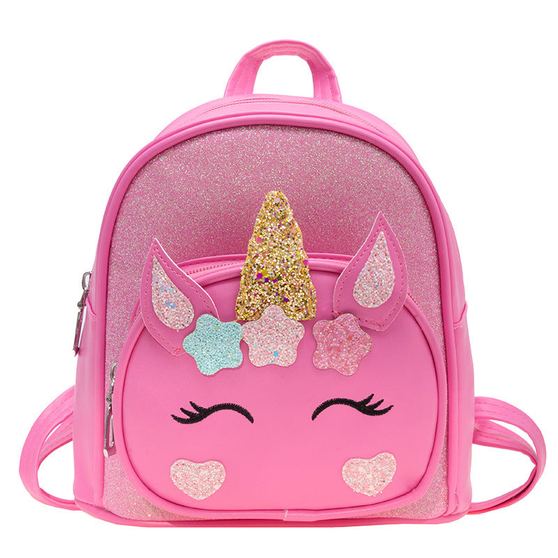 Wholesale PU Kids Unicorn Backpack