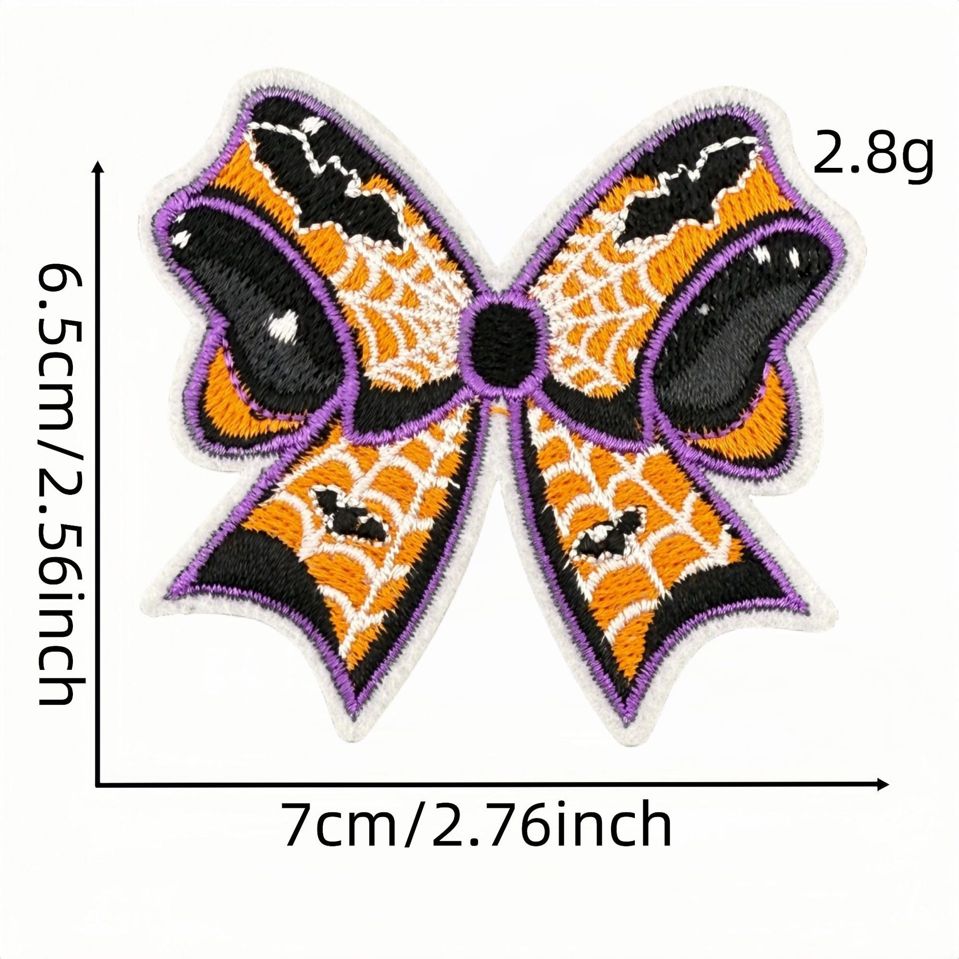 Wholesale Polyester Embroidered Bow Patch  Cartoon Design Iron On Decorative Badge For Clothing And Everyday Use