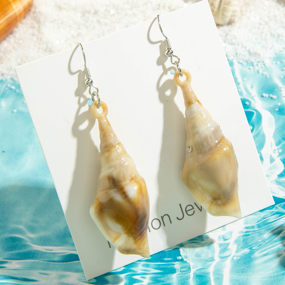 Wholesale Bohemian Starfish Shell Acrylic Earrings