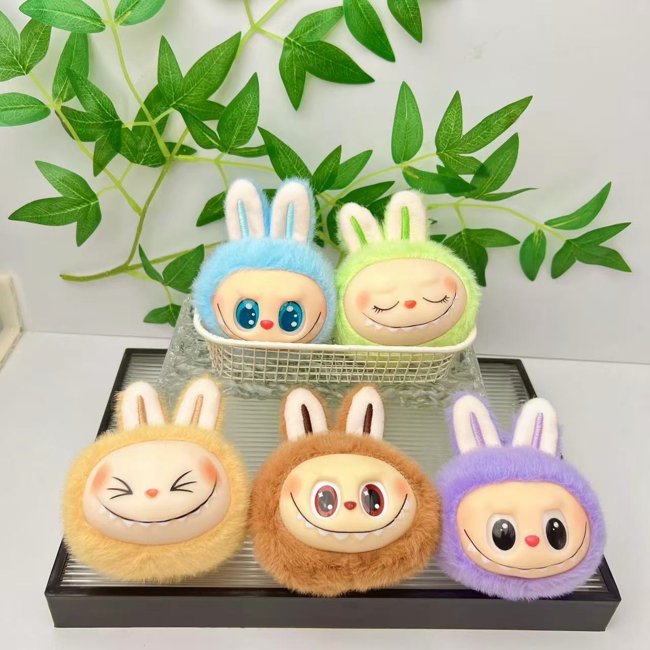 Wholesale Cute Cartoon Plush Monster Keychain