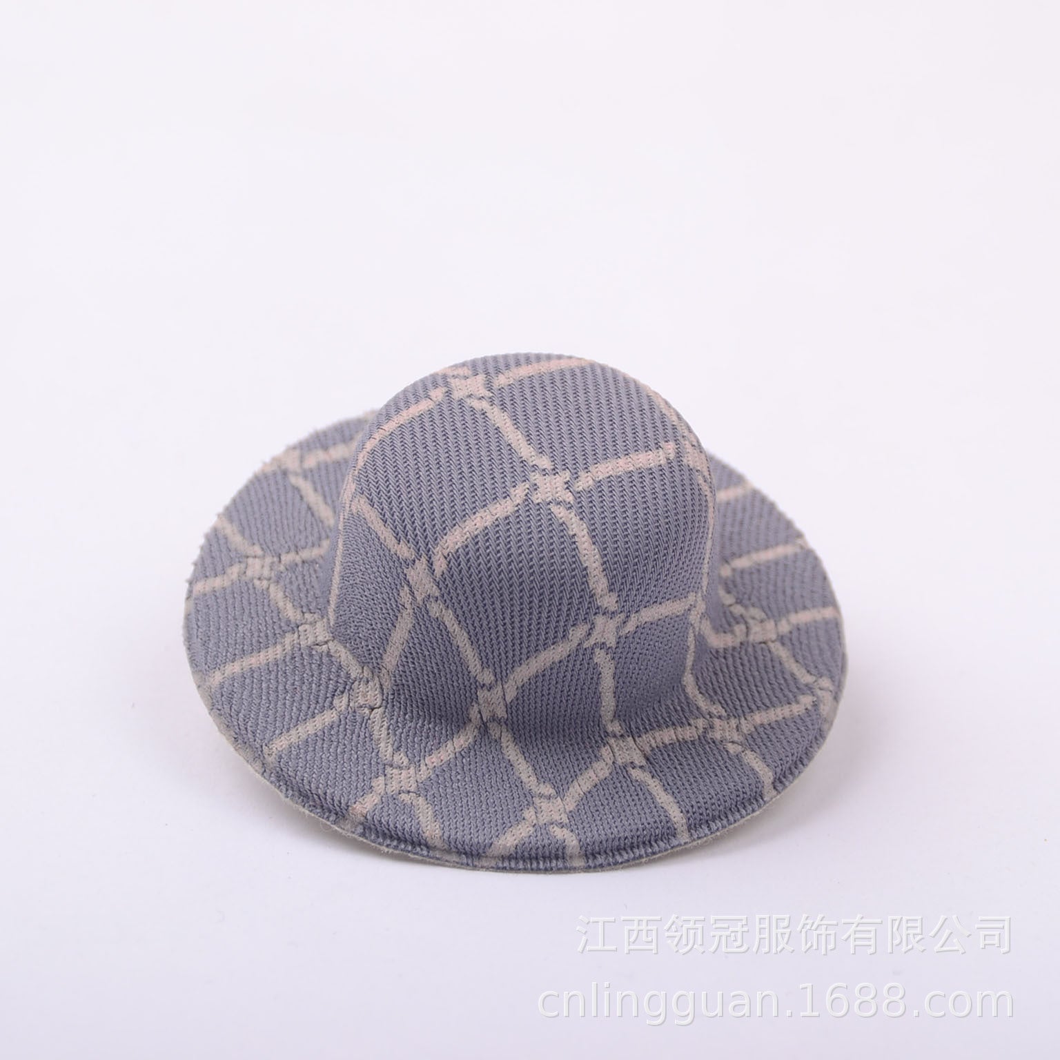 Wholesale Mobile phone pendant perfume holder hat ornaments doll accessories diy hand-made Meng Qiqi hat vintage printing 5.8CM
