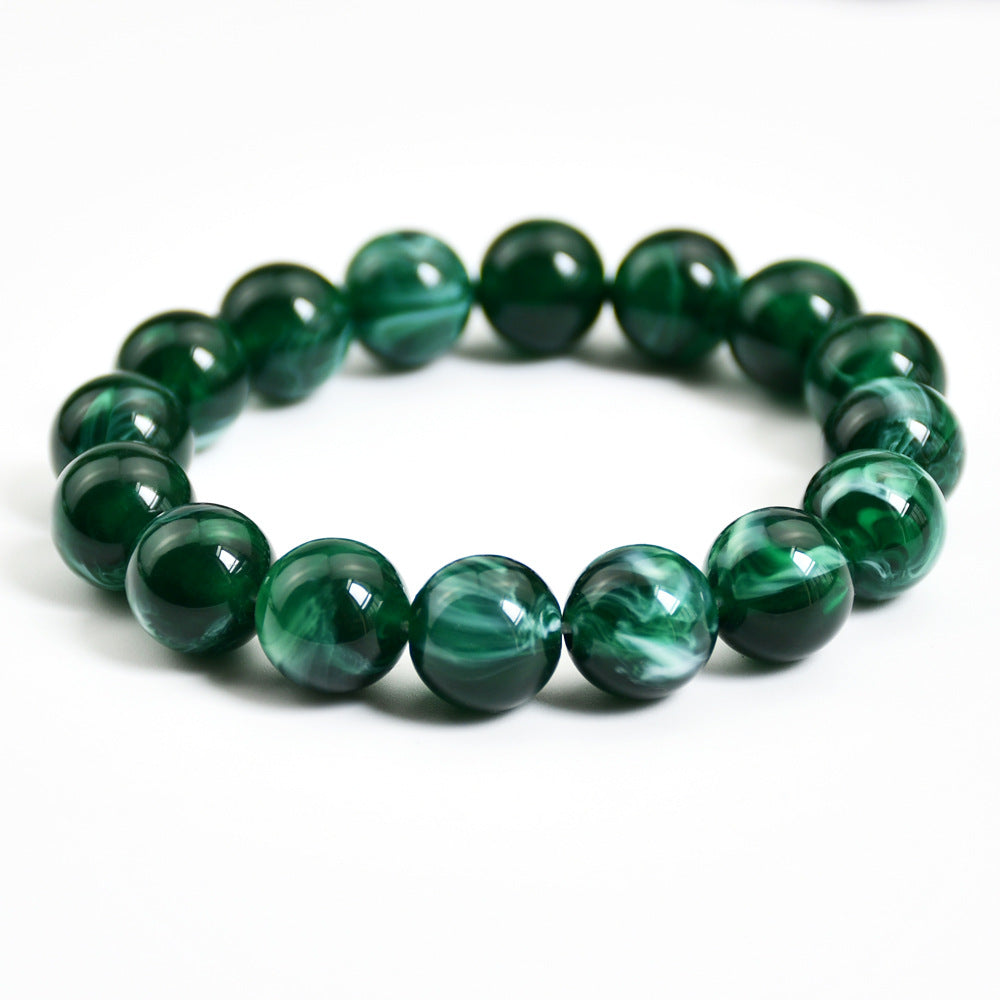 Wholesale Colorful imitation jade beads versatile niche non-fading bracelet