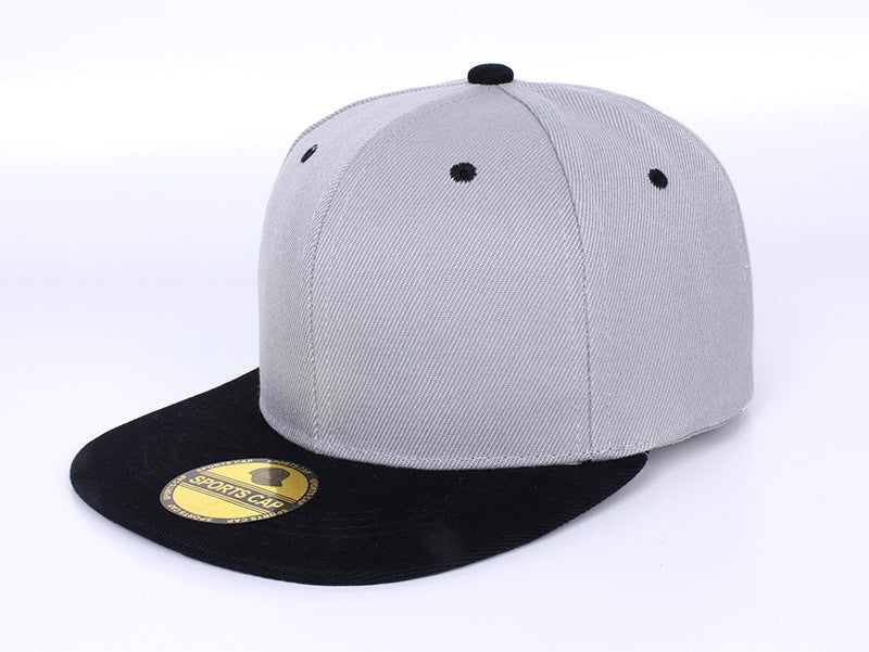 Wholesale solid color light board cap skateboard flat cap dead fly hip-hop blank baseball hat