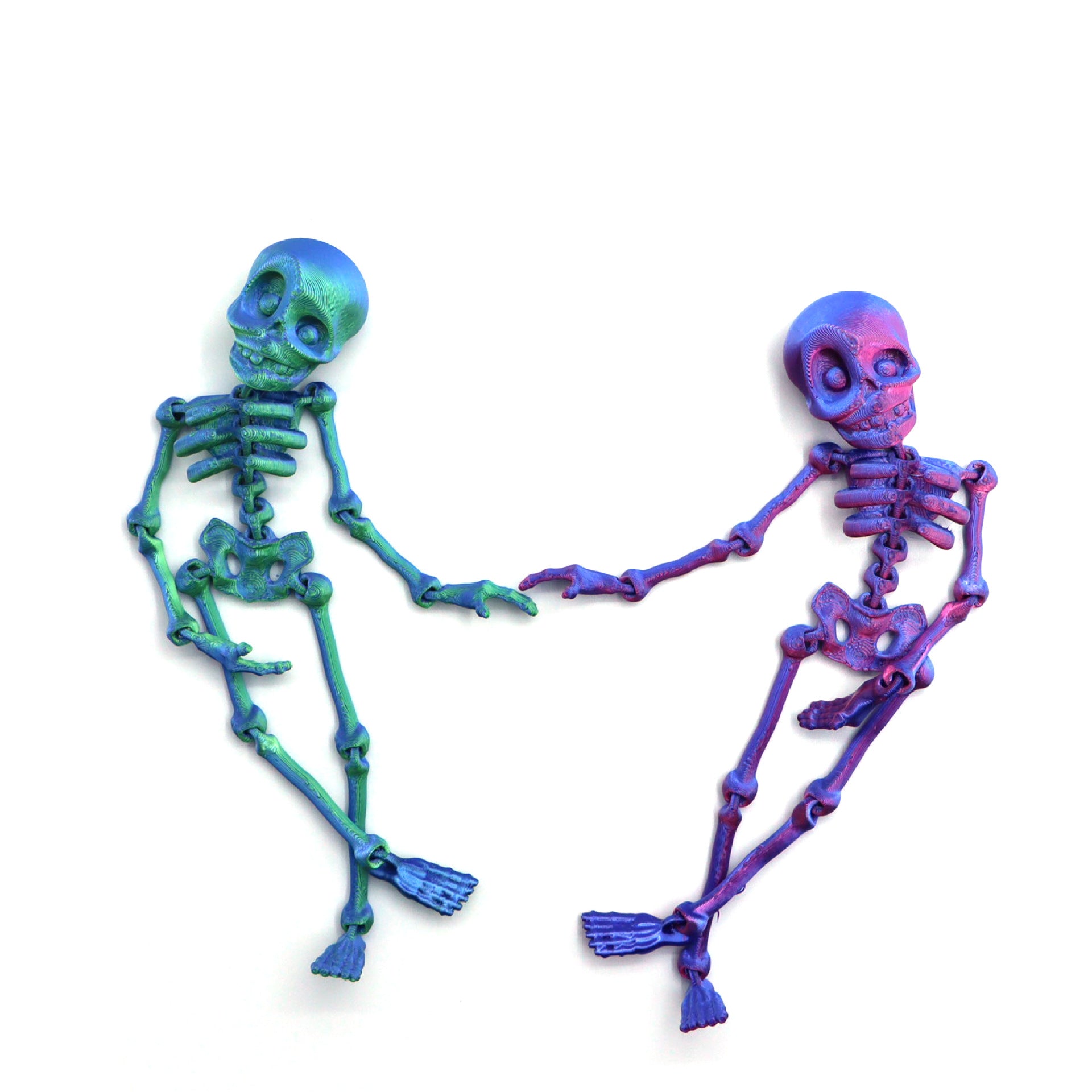 Wholesale 3D printed skeleton human joint movable children' s  toy creative refrigerator magnet