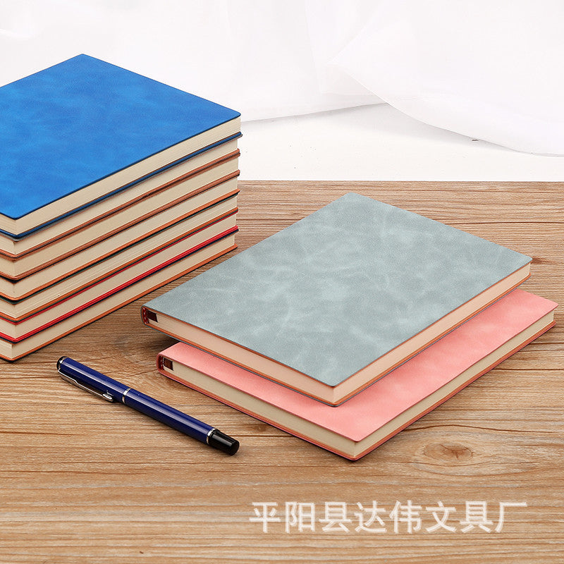 Wholesale A5/A6 Soft Leather Business Office Meeting Minutes Student Notebook