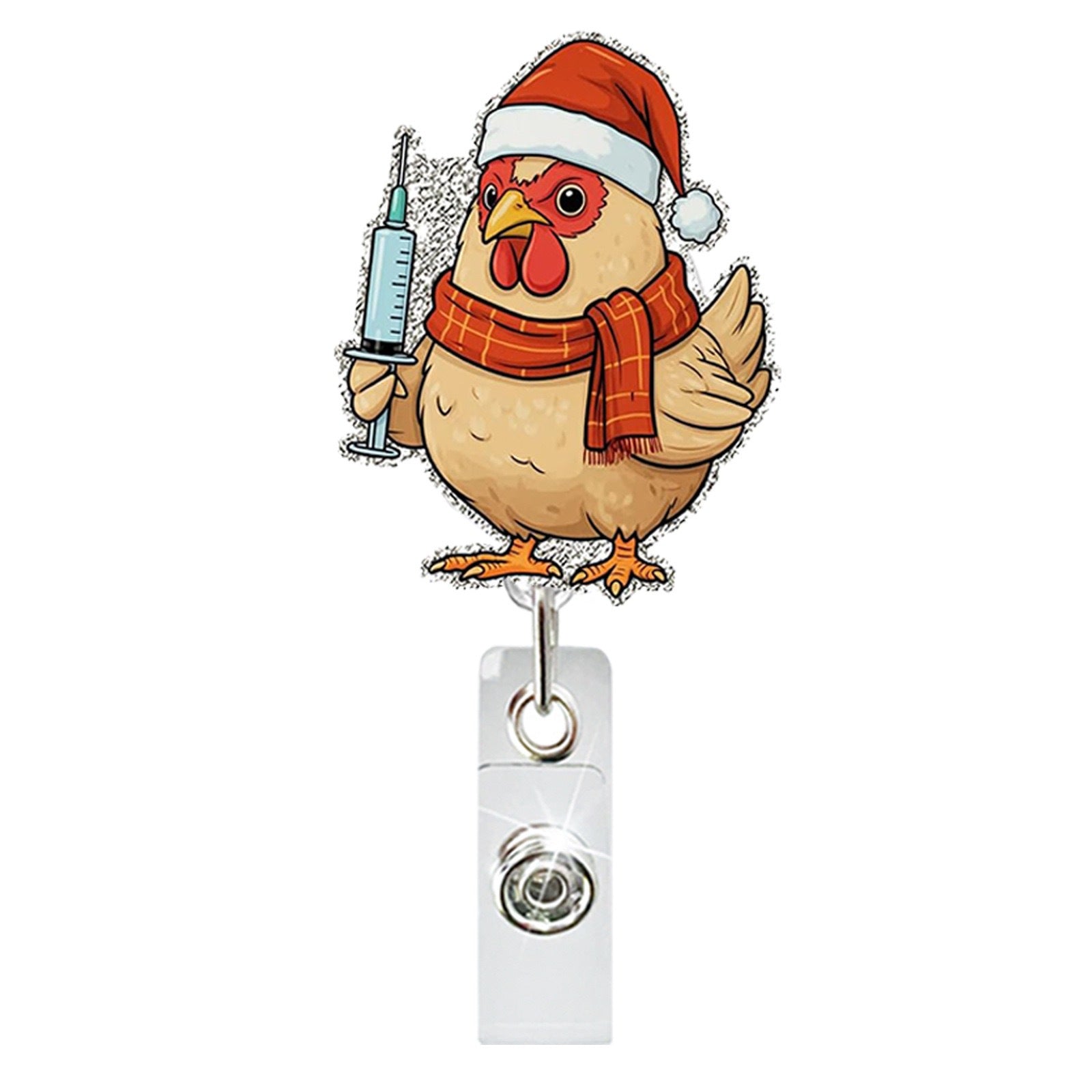 Wholesale Christmas Cute Animals Badge Reels