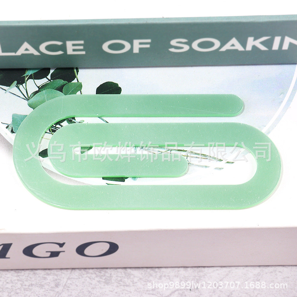 Wholesale 10pcs  Acrylic paperclip bookmark