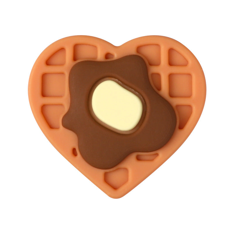 Wholesale 20pcs   Biscuit silicone beads   Focal Beads