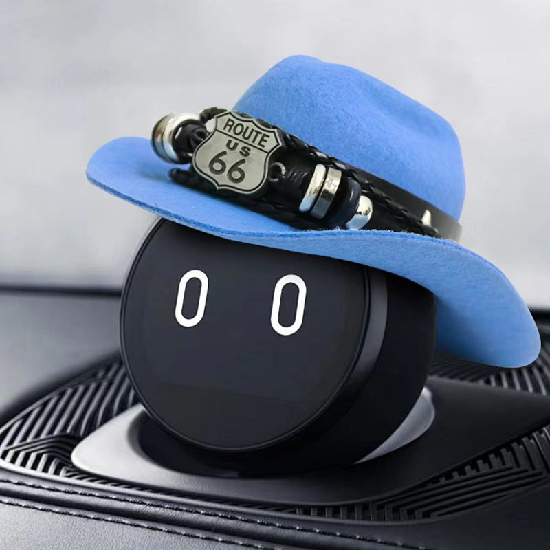Wholesale Yama gentleman cowboy hat son mini pet hat birthday party hat weilai car 66 ornament hat