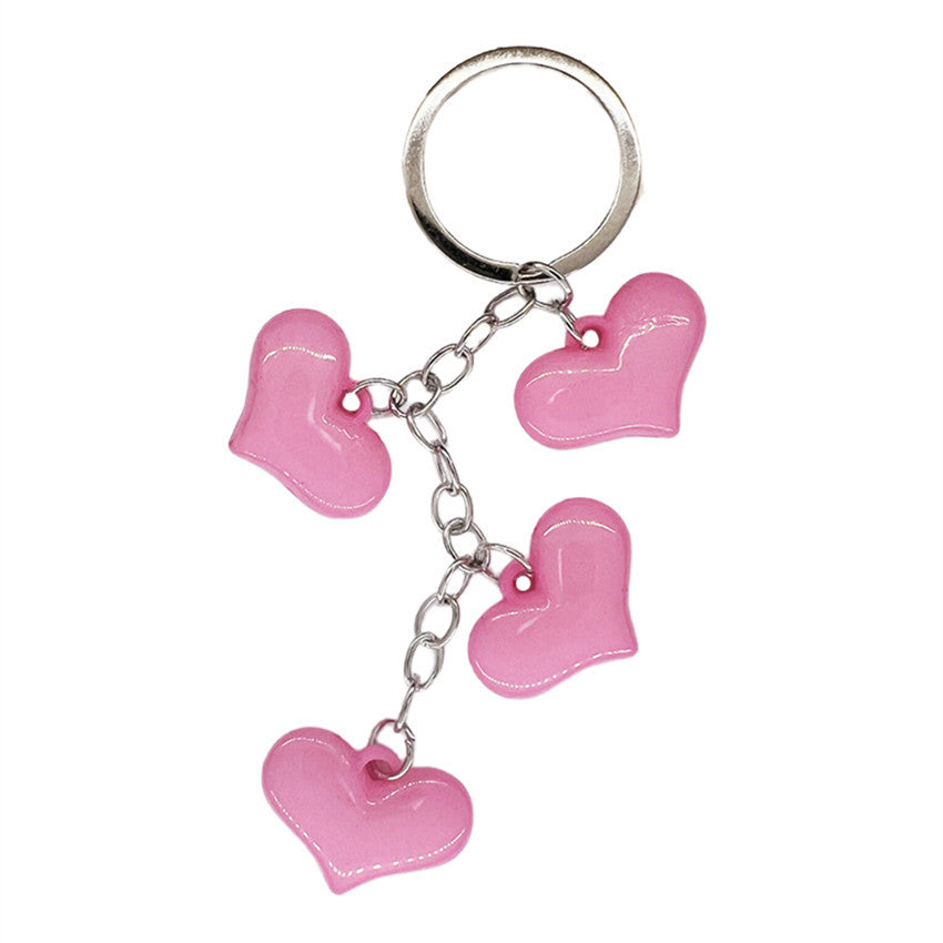 Keychain de corazón acrílico de San Valentín al por mayor