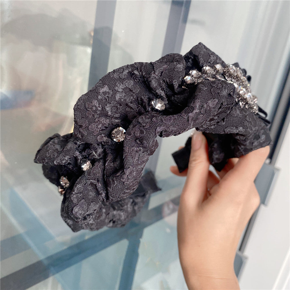 Wholesale Rhinestone Leaf Anti-slip Headband