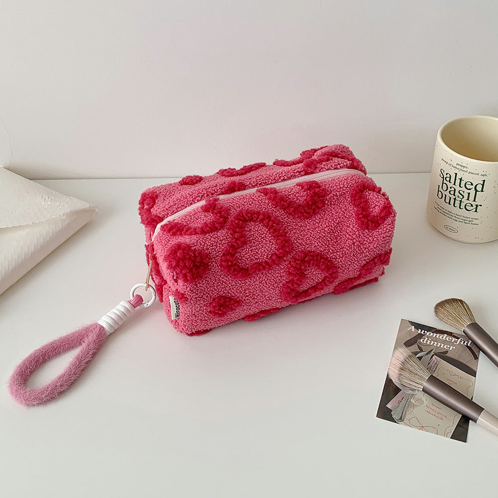 Wholesale  Heart Plush Storage Bag