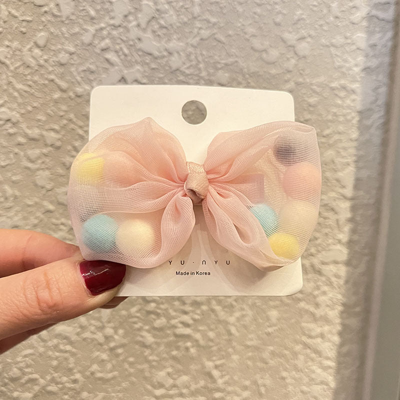 Wholesale Princess side clip girls handmade hair accessories