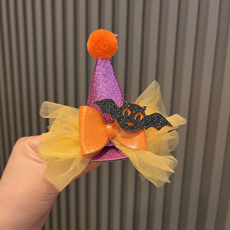 Wholesale Halloween Witch Ghost Hat Headdress Hair Accessories OLY-HC-XiaoShu008