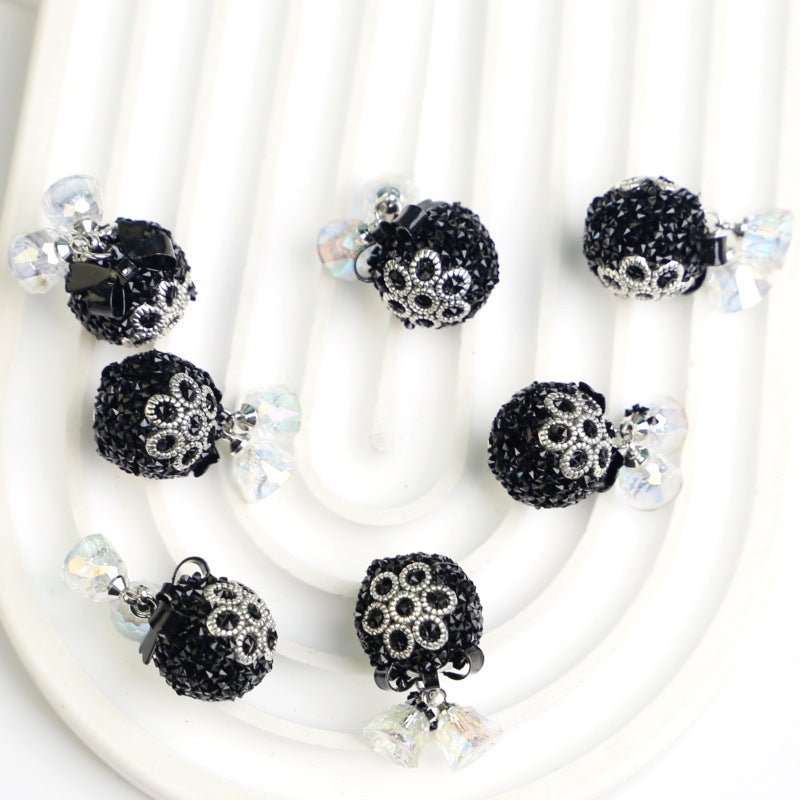 Wholesale Crystal Bell Sugar Ab Color Square Diamond Ball Diy Jewelry Accessories Beads