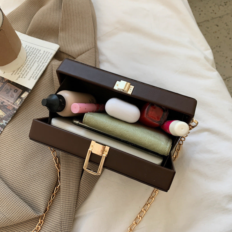 Wholesale PU Chocolate Box Shoulder Crossbody Bag