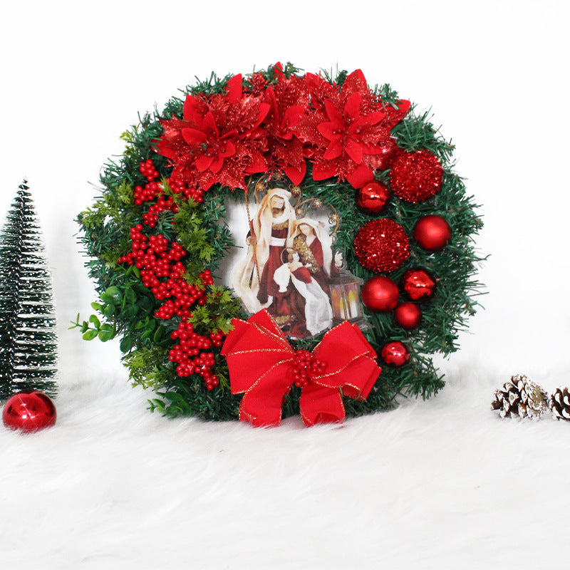 Wholesale of Red Christmas Plastic Decorations