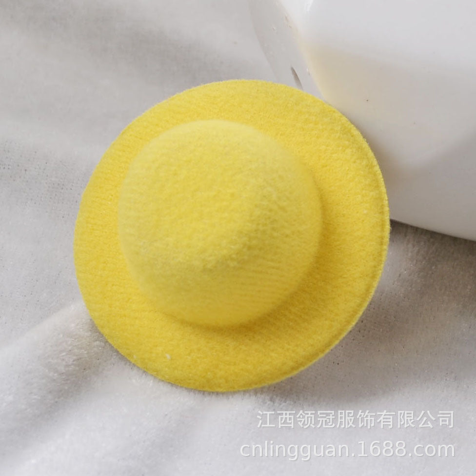 Wholesale 10pcs BJD Doll Brushed Small Top Hat Bare Hat Doll Jewelry Hat Embryo Small Jewelry Raw Material Toy Bare Hat 8cm