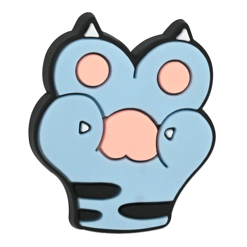 Wholesale Random 100pcs Animal Footprint Cartoon Focal Beads