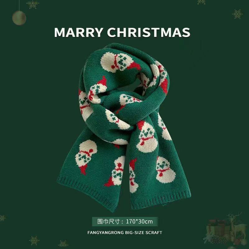 Wholesale Christmas Imitation Cashmere Scarf
