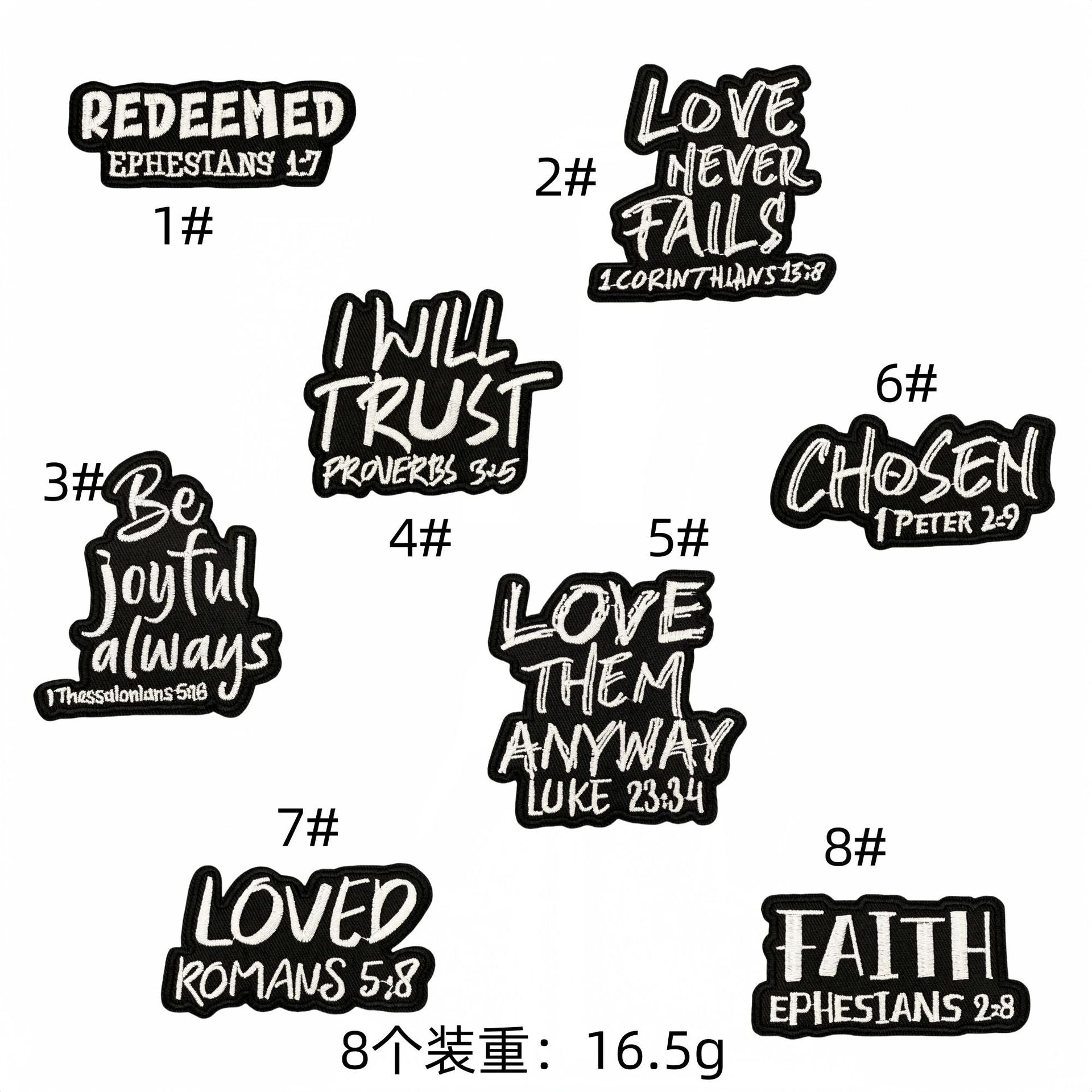 Wholesale  Cartoon English Embroidery Cloth DIY Patches Stickers