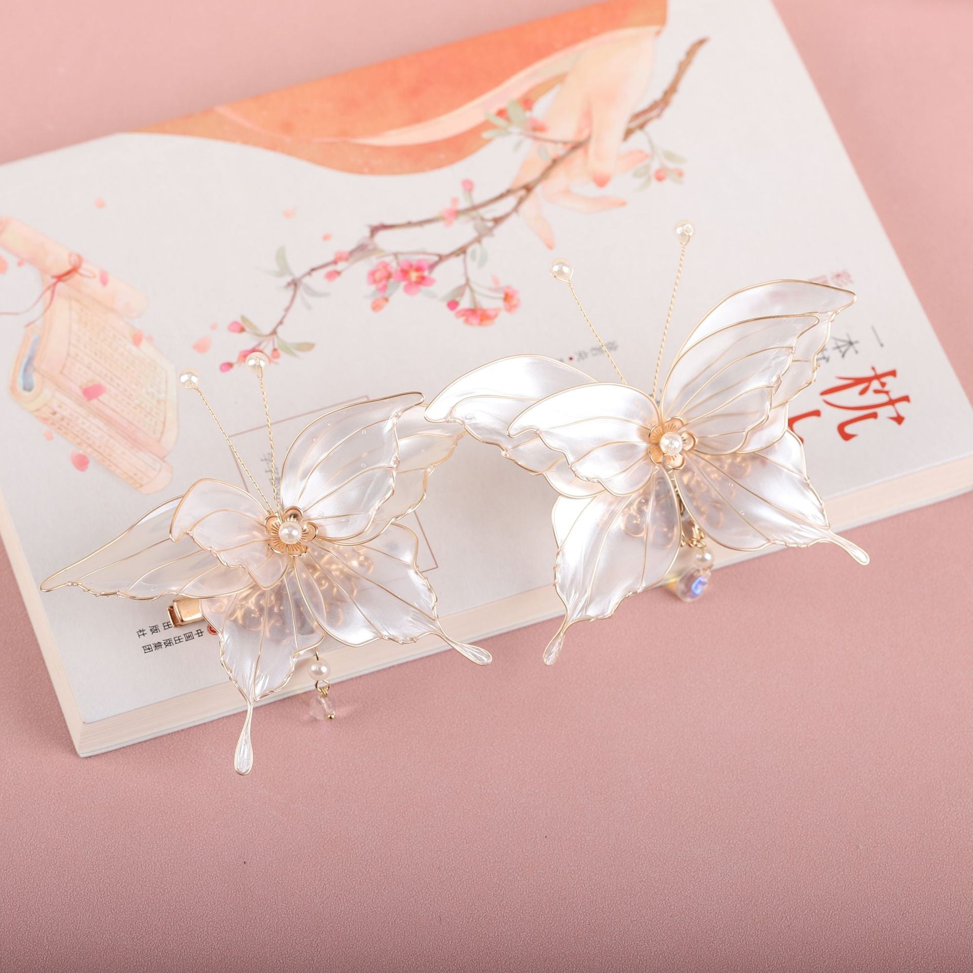 Wholesale flower liquid headdress national headdress hairpin Valentine's Day gift
