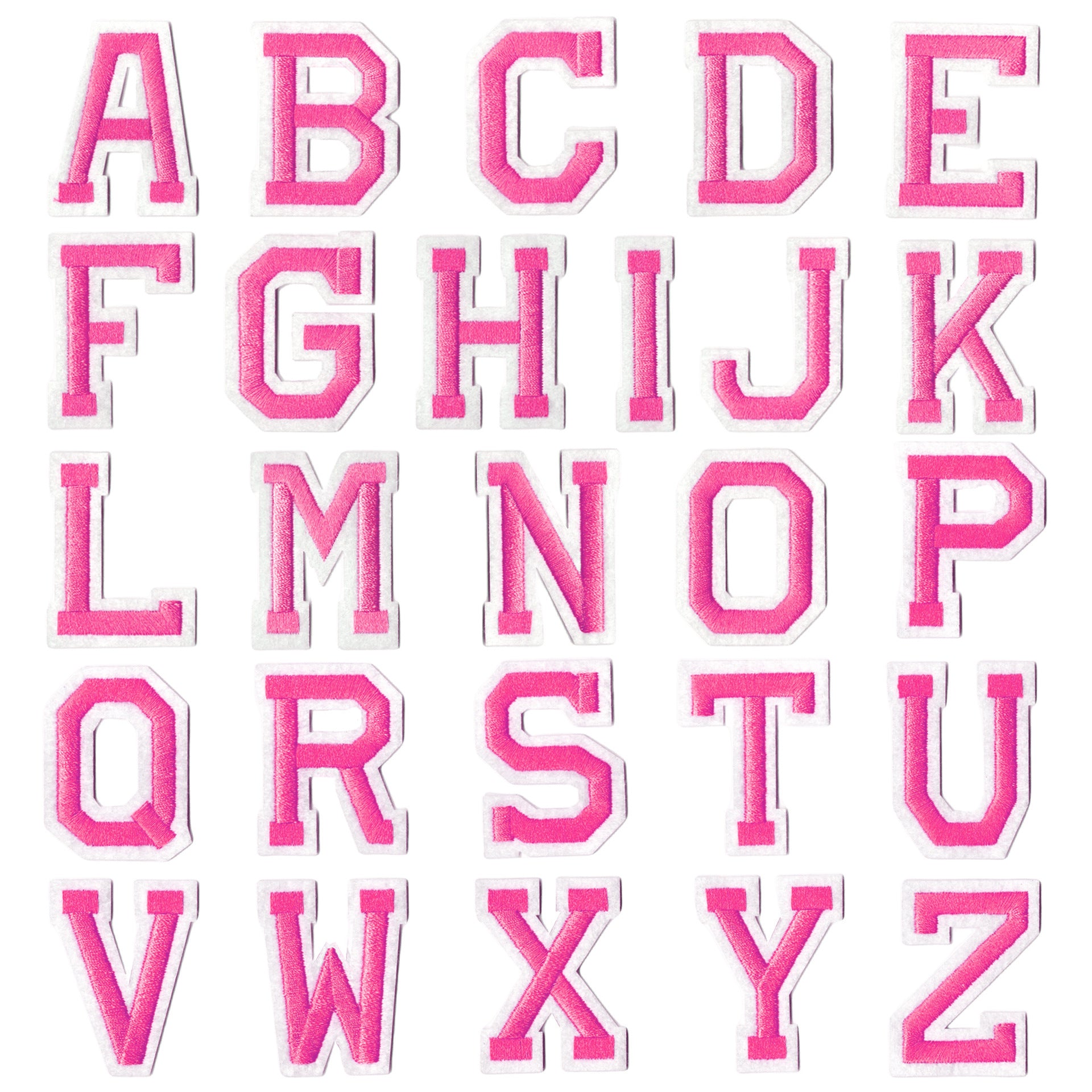 Wholesale Fabric Embroidered Alphabet Patches 26 Gold Letters Set For DIY Clothing Towel Decorative Gift