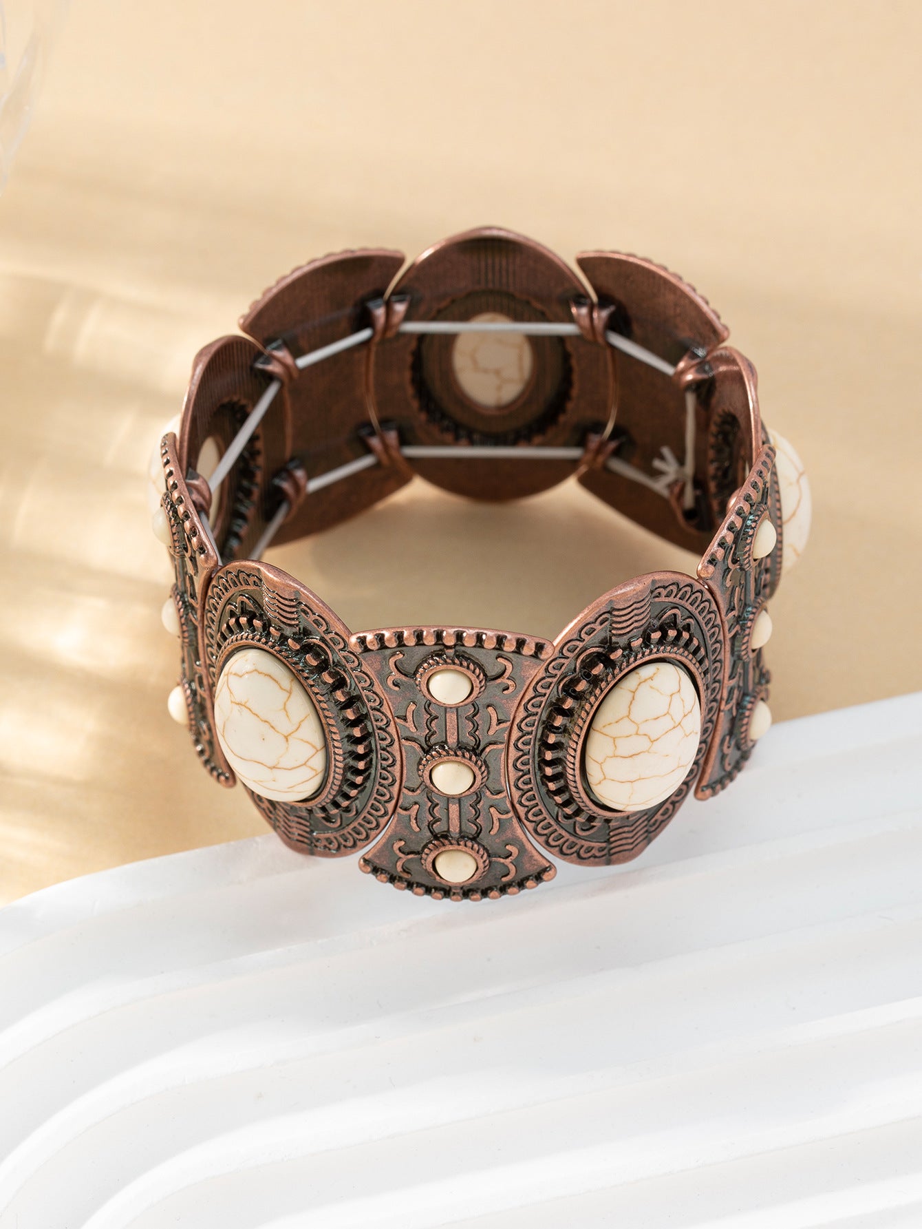 Wholesale Retro Personalized Bohemian Ethnic Turquoise Bracelet