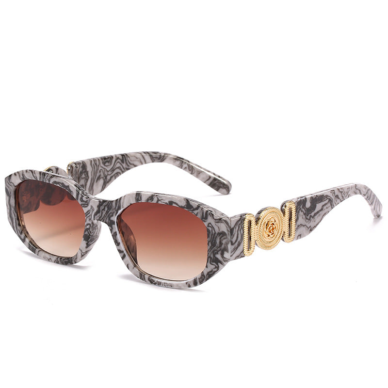 Wholesale PC Small Box Polygonal Sunglasses