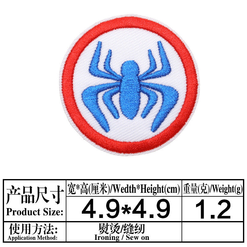 Wholesale Cartoon Embroidered Patches Set 20 Styles Twill Applique For Clothing Coat Bag Decor Boutique Resale Accessory OLY Exclusive