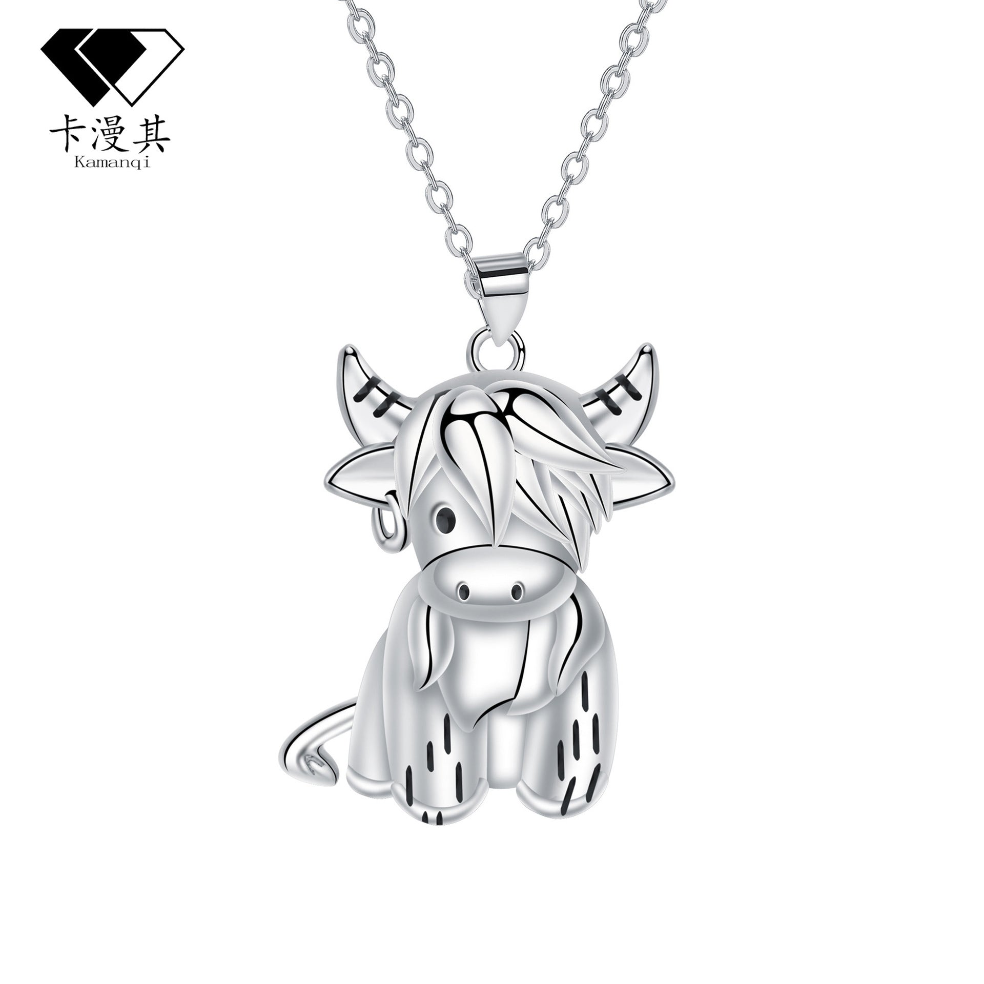 Wholesale Cow animal necklace