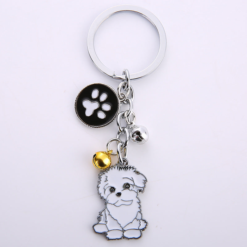 Wholesale Pet Dog Bell Metal Keychains