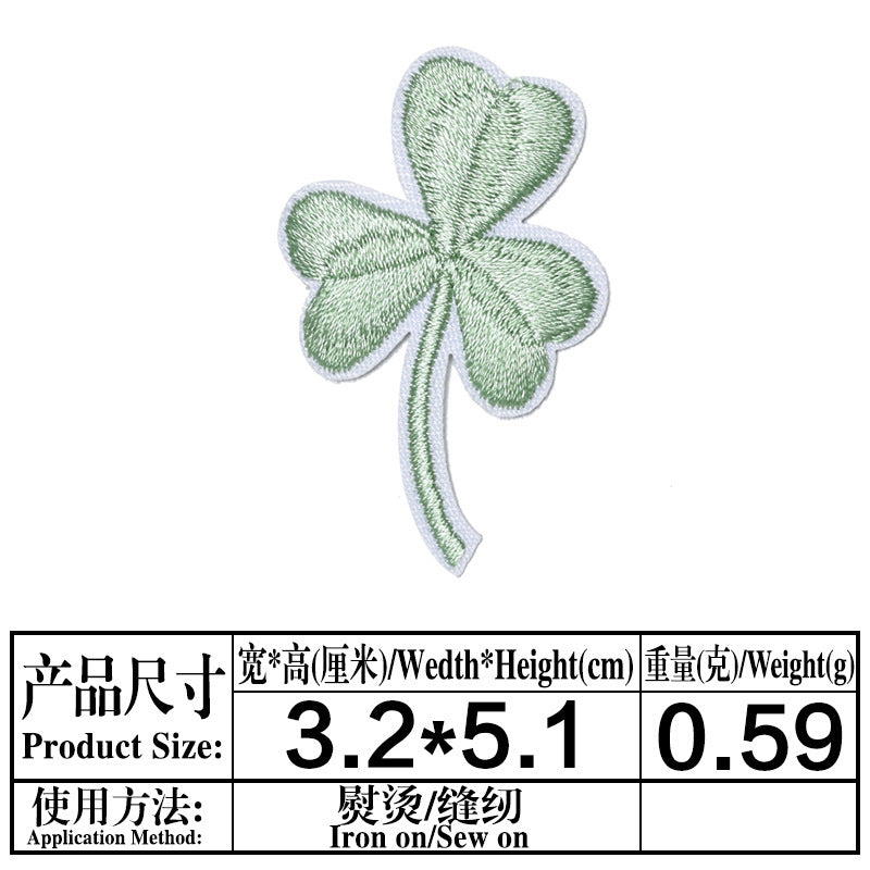 Wholesale Floral Embroidered Cloth Patches Set Of 8 For Clothing Decoration And DIY