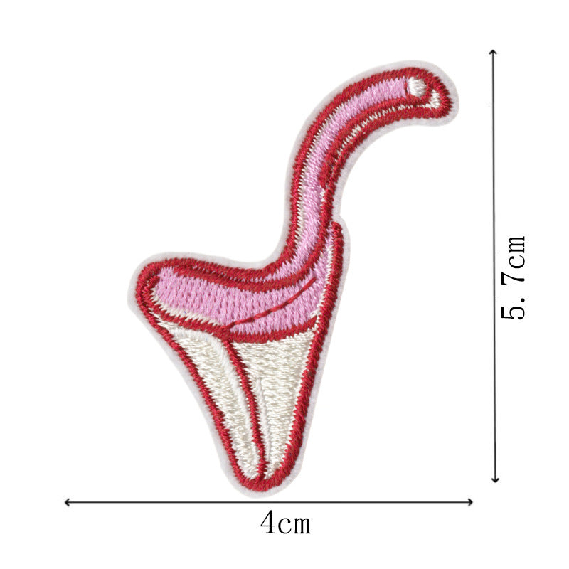 Wholesale Mother S Day Embroidered Patch Set DIY Iron On Applique For Towel And Clothing Decor 23 Pieces